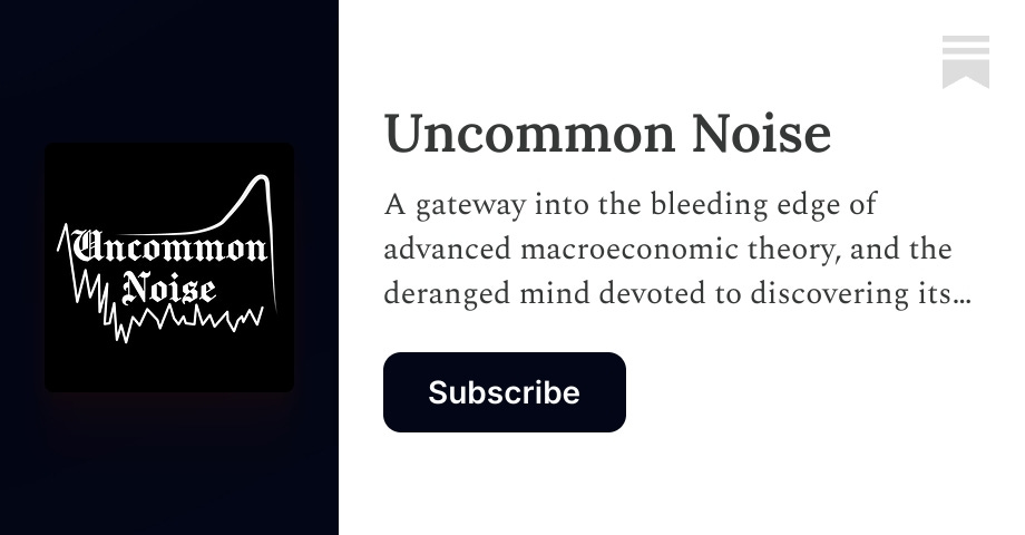 Uncommon Noise | Zane M. | Substack