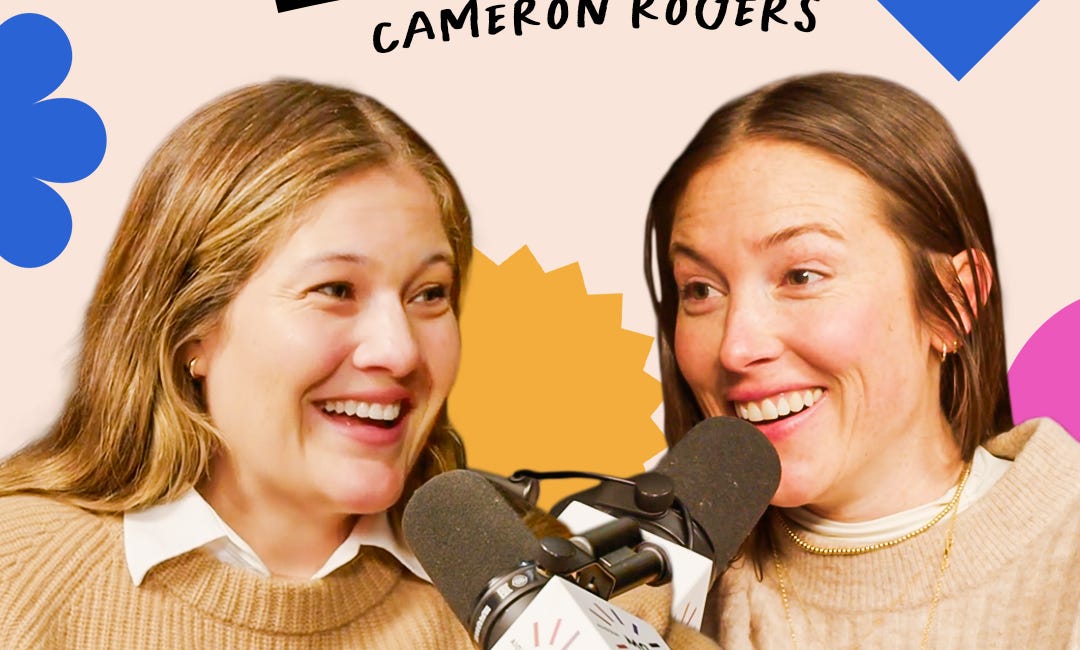 efficiency hacks, the transition from 1 to 2 kids, and recognizing that mom guilt is actually often jealousy, with cameron rogers (freckled foodie) 