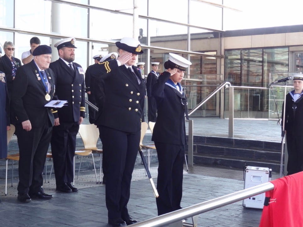 Lt. HELEN HUNT, OIC CARDIFF SEA CADETS AND SEA CADET