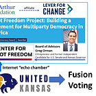 United Kansas: new political party in Kansas to support "fusion voting"