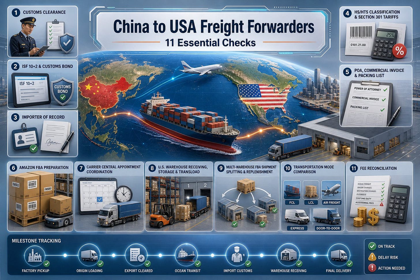 China To USA Freight Forwarders 11 Essential Checks China To USA Freight Forwarders 11 Essential Checks