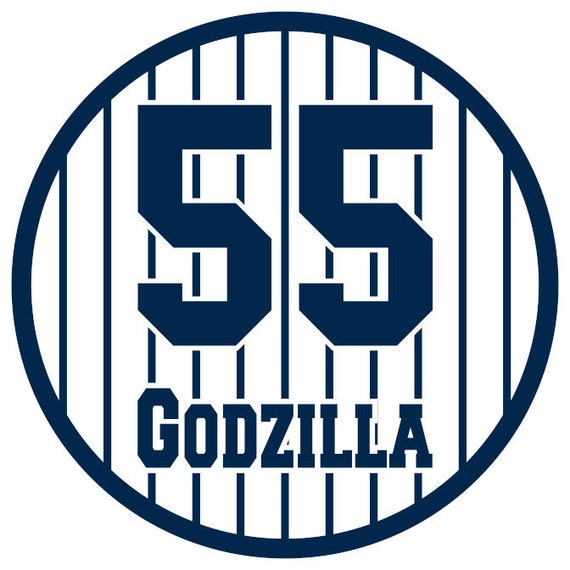 Hideki Matsui Yankees Decal: Godzilla #55 Vinyl Sticker - Etsy Hideki Matsui Yankees Decal: Godzilla #55 Vinyl Sticker - Etsy