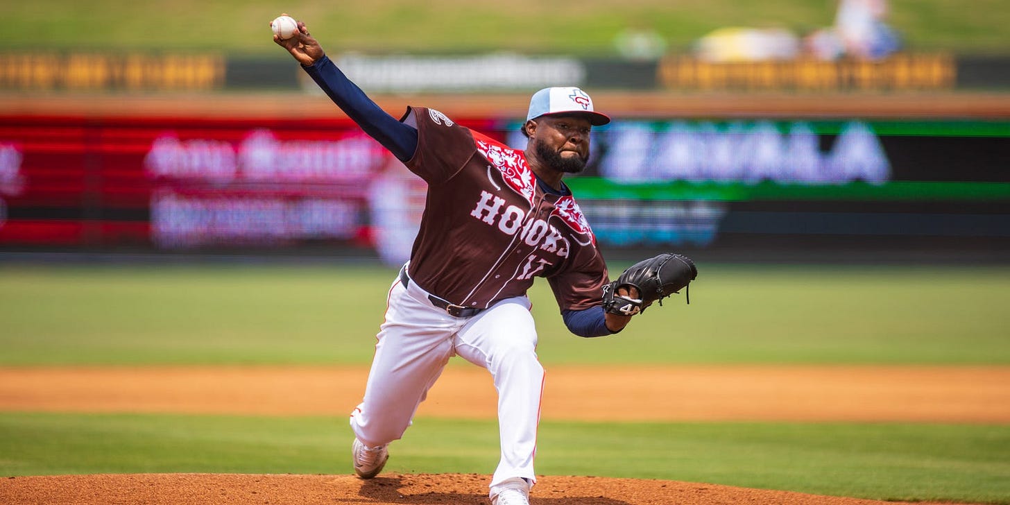 Here's how Astros pitcher Cristian Javier's rehab start went with the Hooks Here's how Astros pitcher Cristian Javier's rehab start went with the Hooks
