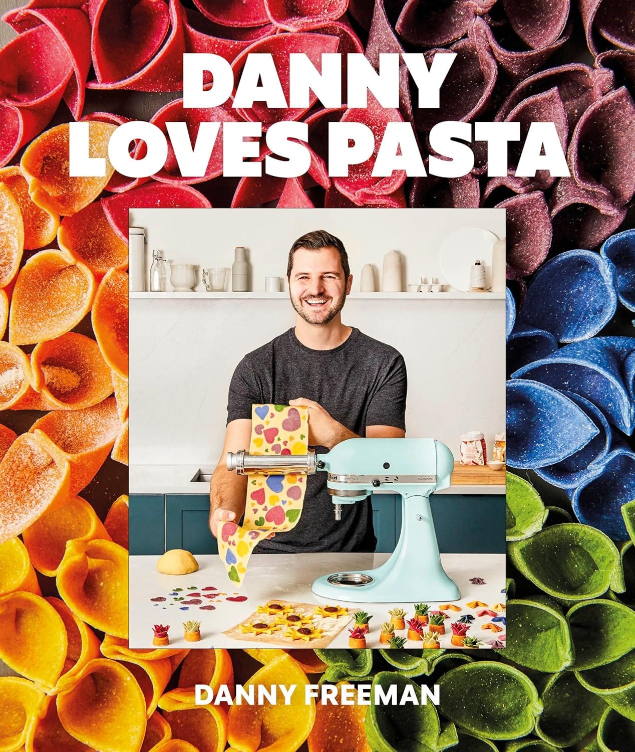 Danny Freeman's book cover Danny Loves Pasta: 75+ fun and colorful pasta shapes, patterns, sauces, and more Danny Freeman's book cover Danny Loves Pasta: 75+ fun and colorful pasta shapes, patterns, sauces, and more