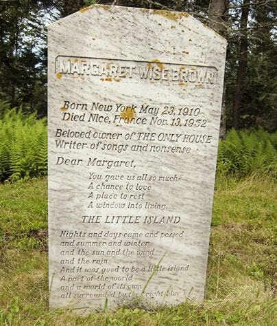 Margaret Wise Brown tombstone Margaret Wise Brown tombstone
