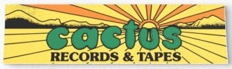 Cactus Music Bumper Sticker - Houston TEXAS Vintage Style - Vinyl Decal 80s  90s | eBay