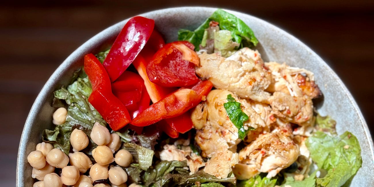 Good gut green salad bowl