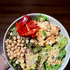Good gut green salad bowl