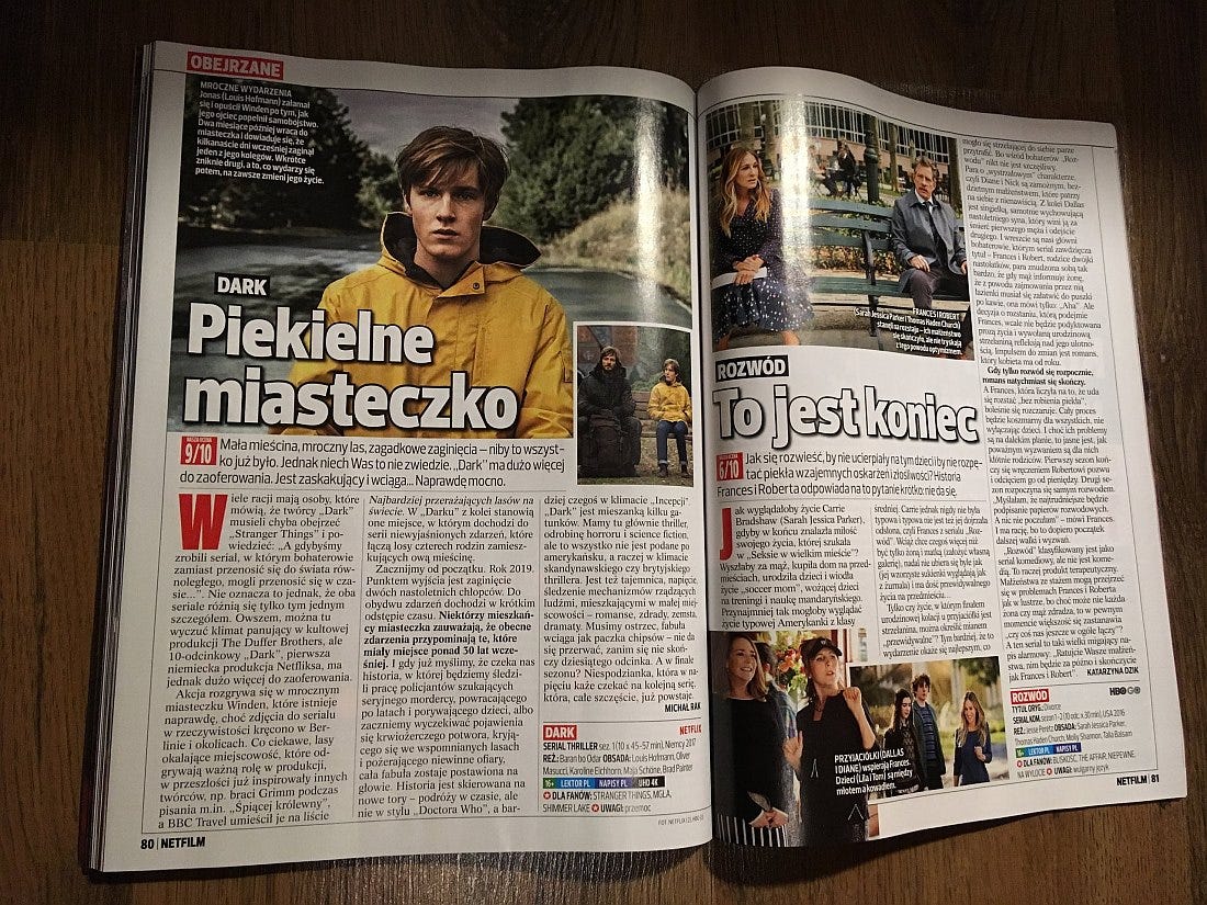 "Dark" z wysoką oceną, ale dziesiątkę w tym numerze dostała inna produkcja. Zgadniecie jaka?