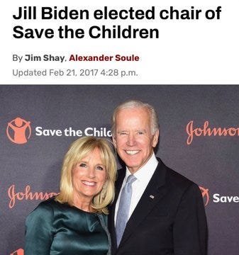 Save The Children, right, Jill?