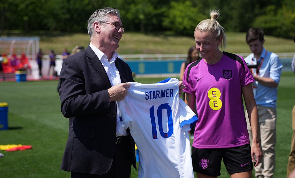 EXCLUSIVE: 'Bring it on!' Prime Minister Sir Keir Starmer backs England  Lionesses to defend crown at Euro 2025 | FourFourTwo
