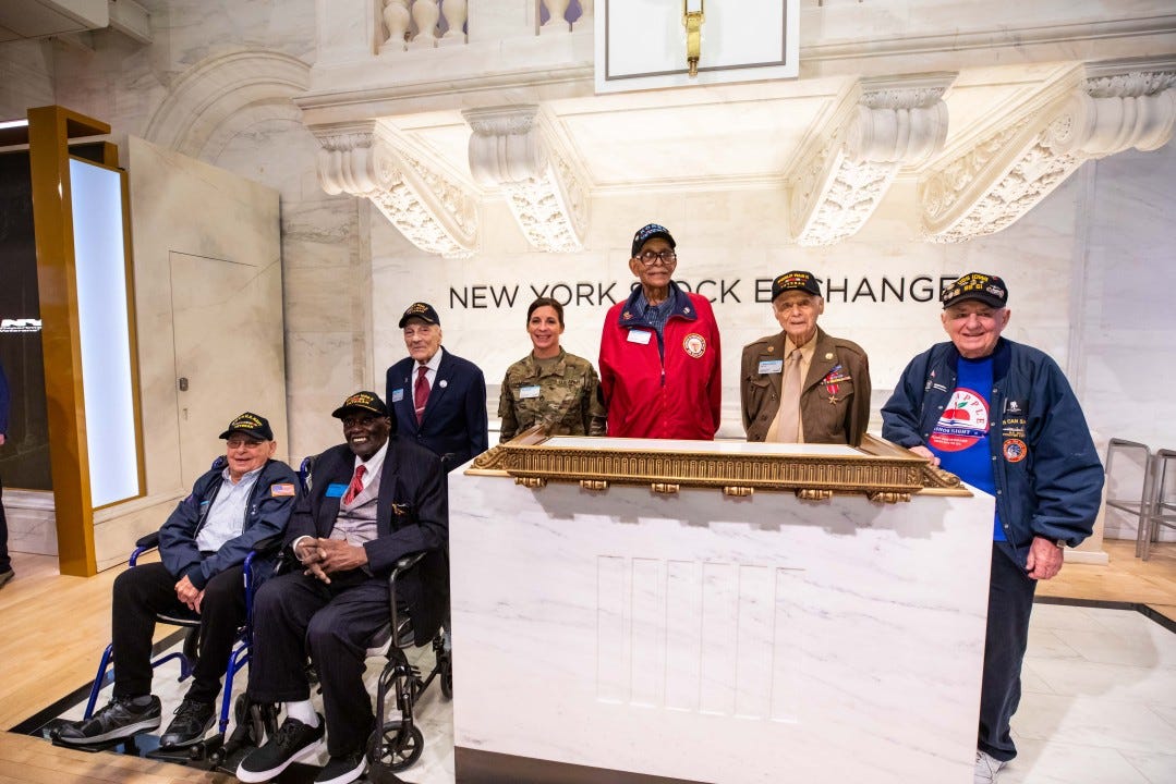 The Greatest Generations, represented: WWII, Korea, Vietnam, Iraq/Afghanistan