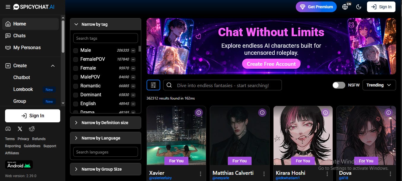 spicyChatAI Create AI girlfriend with no limits spicyChatAI Create AI girlfriend with no limits