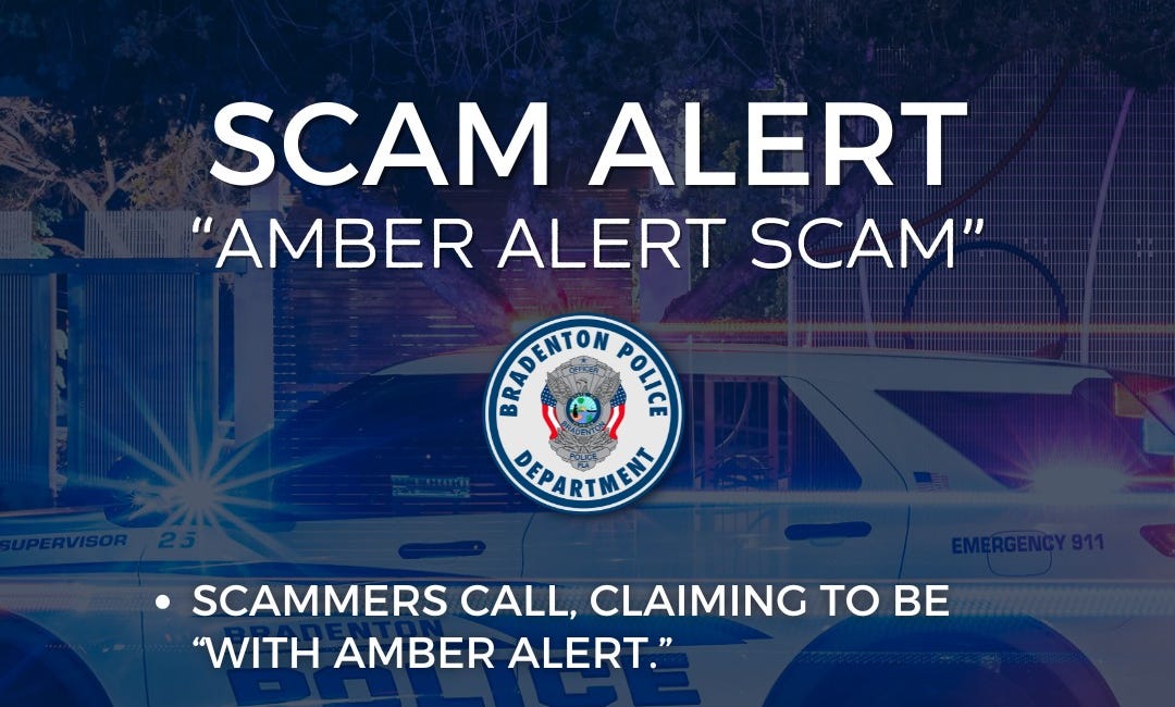 FDLE Warns Public of AMBER Alert Phone Scam Targeting Families