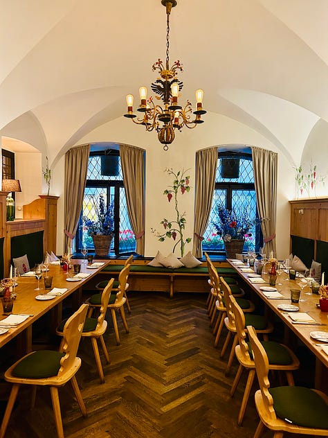 Photos of traditional German Bavarian dress, Oktoberfest celebrations, Munich flower market and Bavarian food specialities