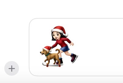 Genmoji generated through the MacOS capability