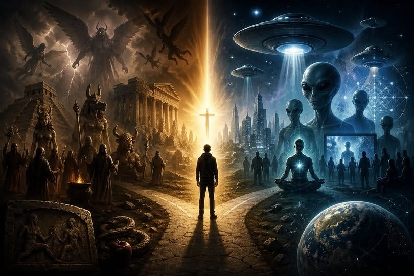 Alien Encounters, UFO Religions, and the Old Pagan Lie