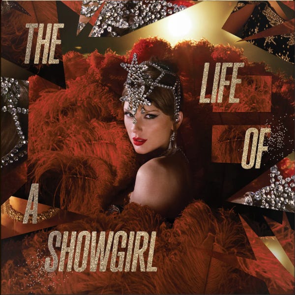 Taylor Swift’s ‘The Life of a Showgirl’ alt album cover.