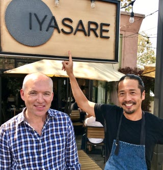 Niall Cantwell and chef Shotaro Kamio Niall Cantwell and chef Shotaro Kamio