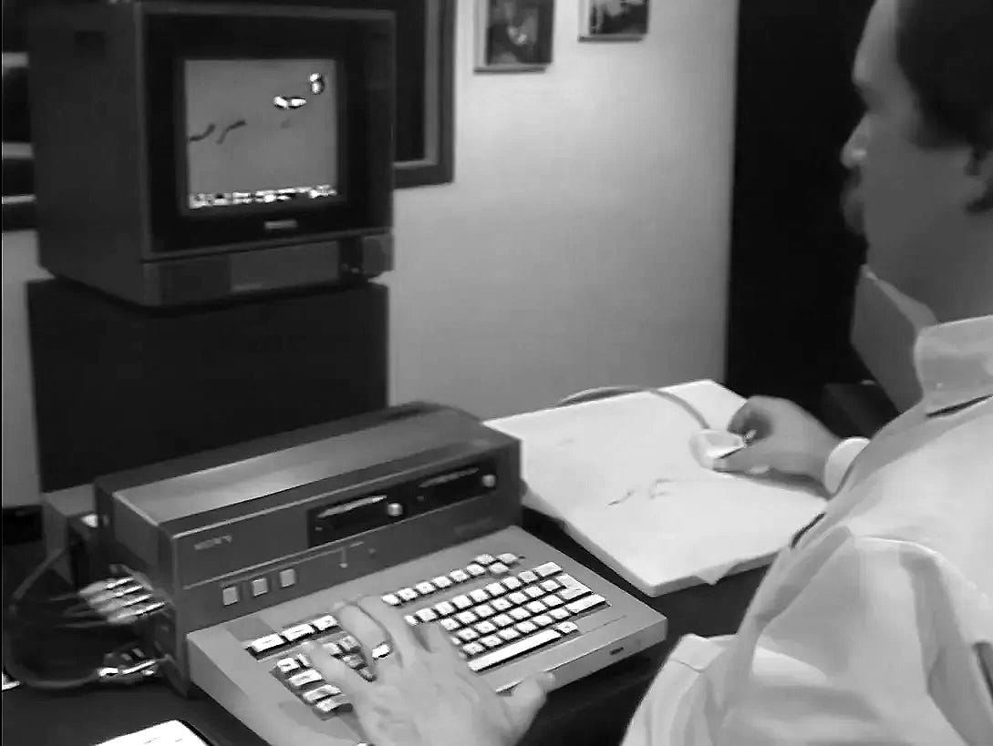 How Sony Made TV Graphics in 1982 - by ObsoleteSony