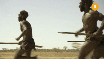 CuriosityStream run running chase hunting GIF