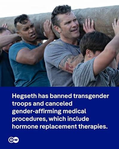 US Defense Secretary Pete Hegseth announced mandatory annual testosterone screening for troops aged over 30. The military will offer voluntary testosterone replacement therapy for those with low levels. Hegseth has focused on US Defense Secretary Pete Hegseth announced mandatory annual testosterone screening for troops aged over 30. The military will offer voluntary testosterone replacement therapy for those with low levels. Hegseth has focused on