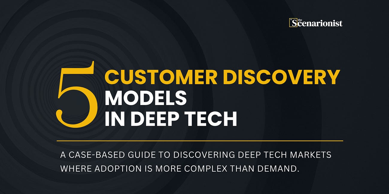 Five Customer Discovery Models in Deep Tech