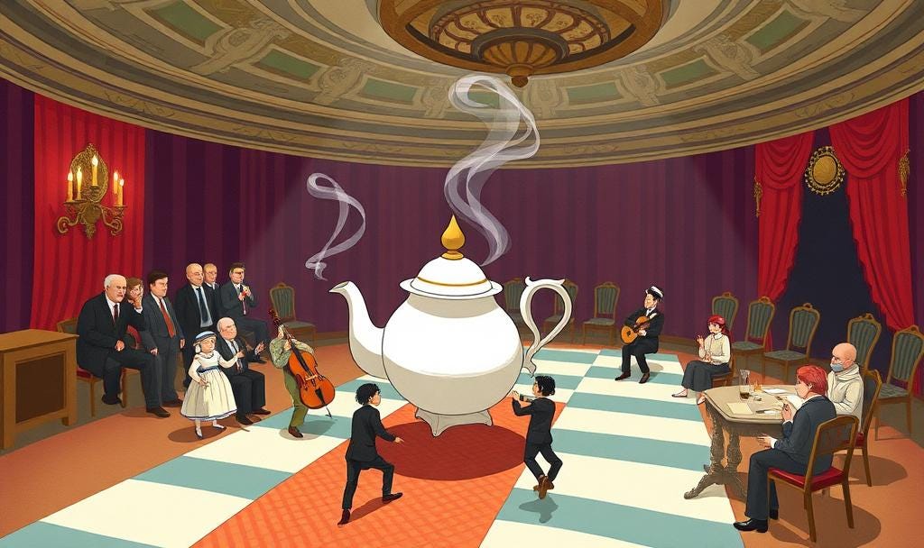 “The Teapot’s Ballroom: A Children’s Song About Systemic Corruption”