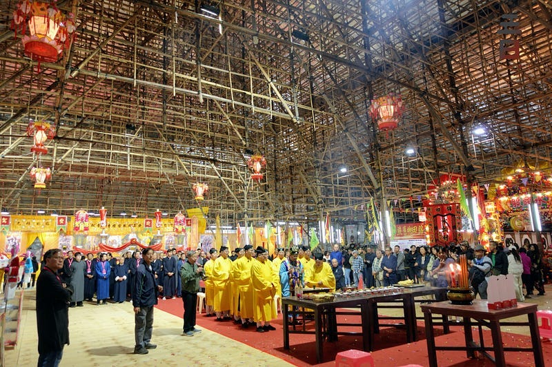 啟醮當天晚上進行發牒和攝召真科