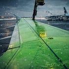 Why Your Plane Is Getting Hosed Down With Green Liquid