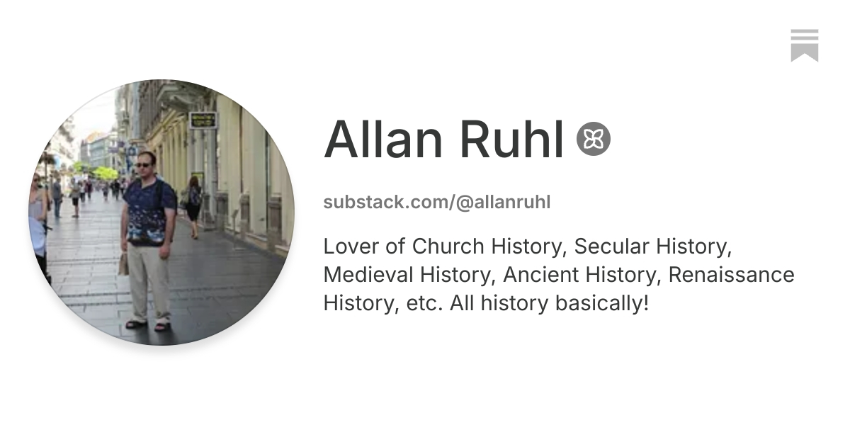 Allan Ruhl | Substack