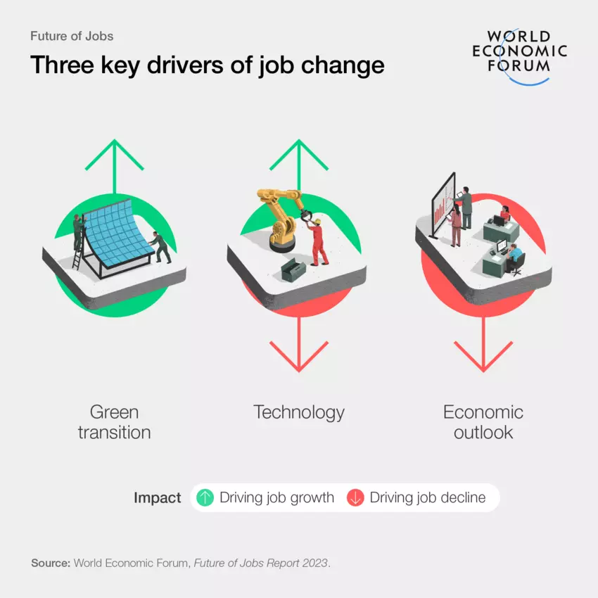 WEF warns on AI, job losses: 83 million roles to vanish in 5 ...