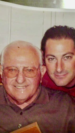Larry and Anthony; Larry WWII; Larry and son Michael