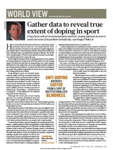 RP, Nature, doping quantification RP, Nature, doping quantification