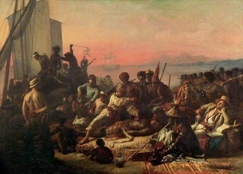 The Slave Trade (Slaves on the West Coast of Africa) | Art UK