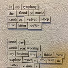 4. Poema magnético en Inglés - En mi Sinfonía (In My Symphony)