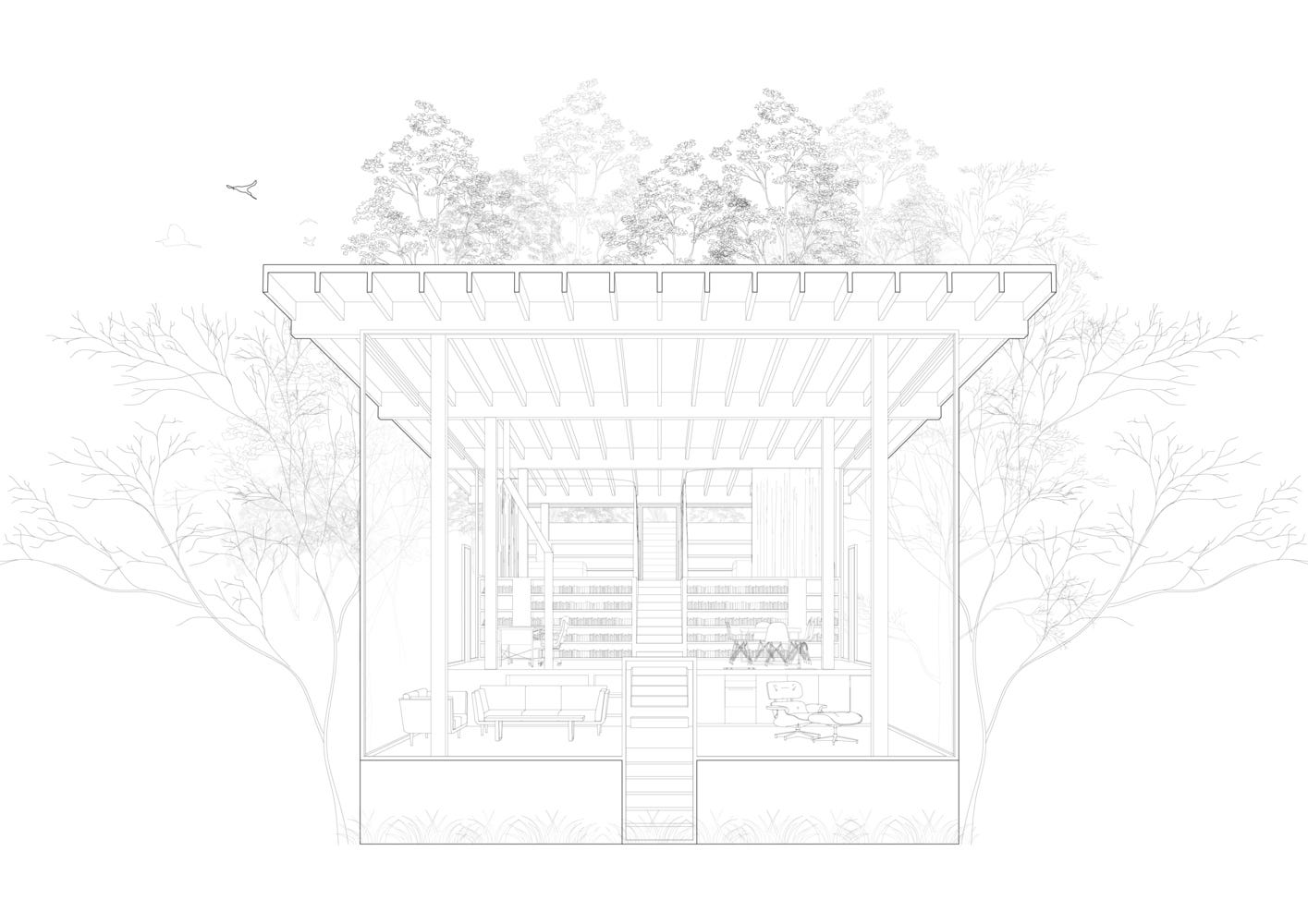 Casa Biblioteca / Atelier Branco Arquitetura - Imagem 35 de 35