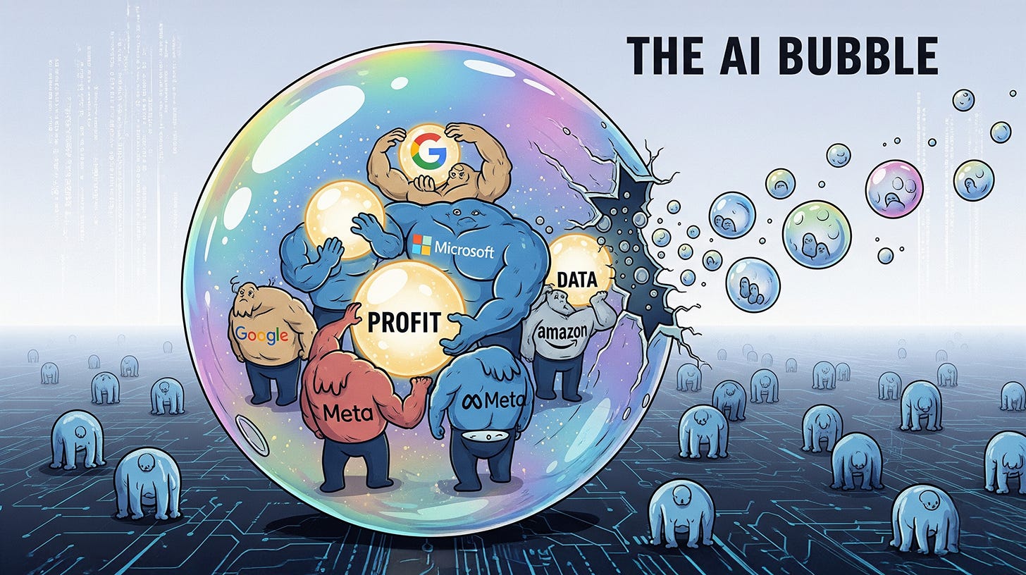 The big AI bubble is bursting 💥 Why the hype is over and only the big players are winning 🏆 The big AI bubble is bursting 💥 Why the hype is over and only the big players are winning 🏆