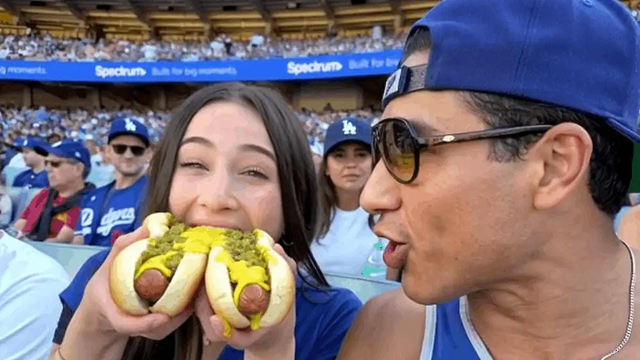 The actor also shared an AI-created video of niece Kalia eating two hot dogs. The actor also shared an AI-created video of niece Kalia eating two hot dogs.