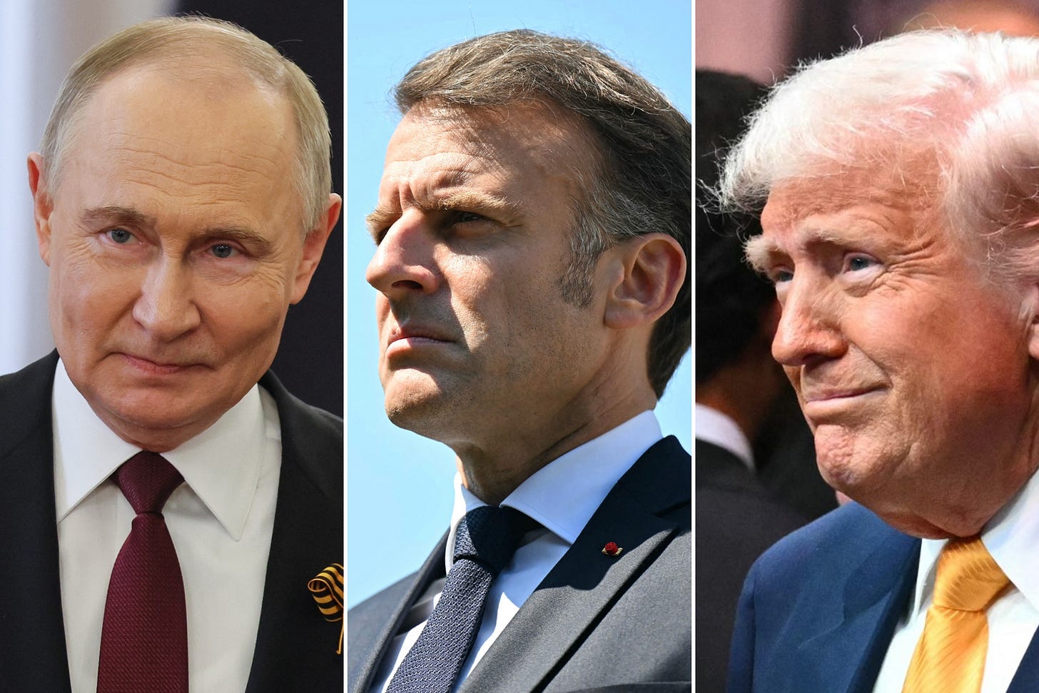 Guerre en Ukraine : Emmanuel Macron se dit "sûr" que Donald Trump va  "réagir" face au "cynisme" de Vladimir Poutine