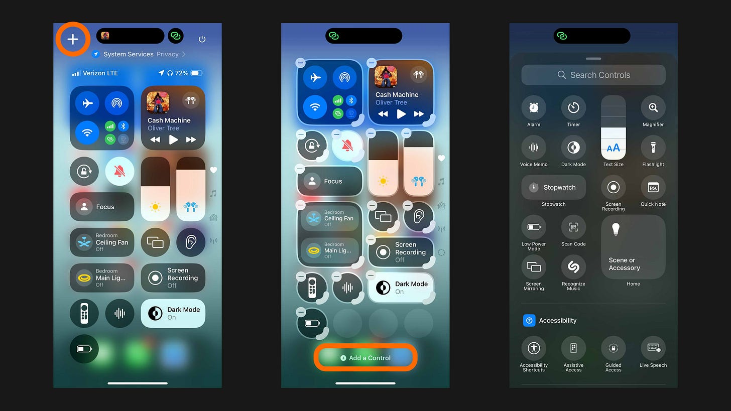 Use Control Center in iOS 18 - 9to5Mac