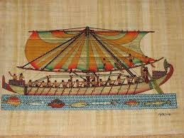 Première représentation d'un bateau Egypte il y a 5000 ans Première représentation d'un bateau Egypte il y a 5000 ans