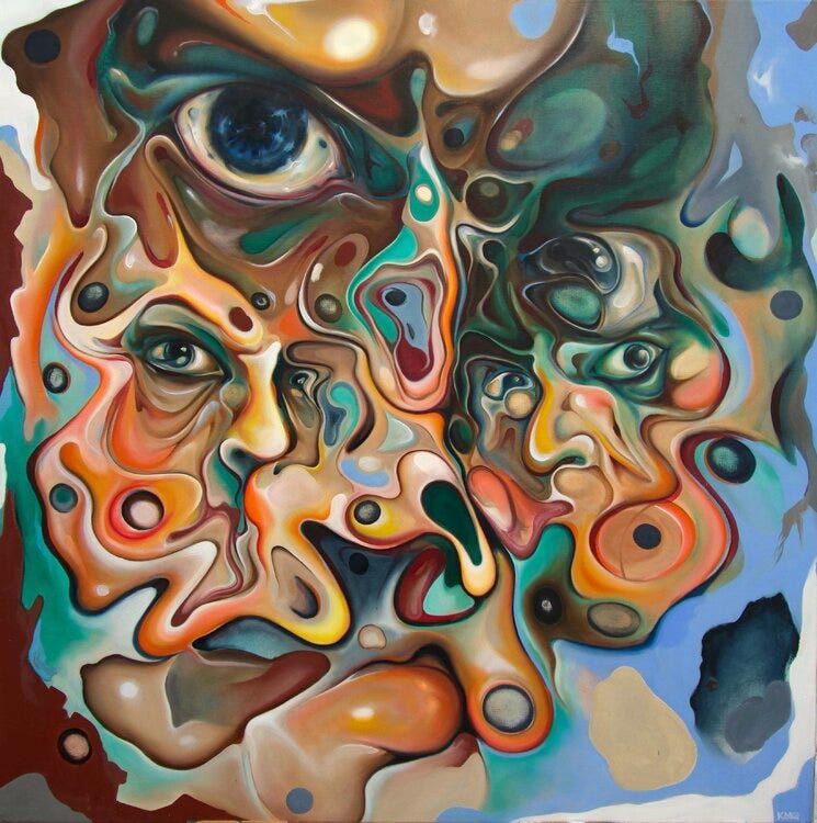 The Paranoia Parable by Kevin Gavaghan (2020) : Painting Oil on Canvas -  SINGULART