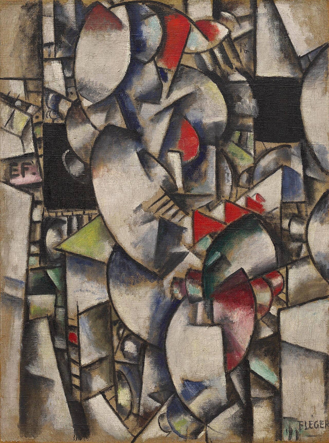 Fernand Leger, Nude Model in the Studio, 1912 Fernand Leger, Nude Model in the Studio, 1912