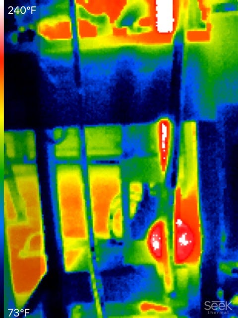 Thermal Images of running TSG