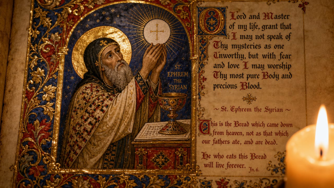 Love for the Eucharist in the Writings of St. Ephrem Love for the Eucharist in the Writings of St. Ephrem