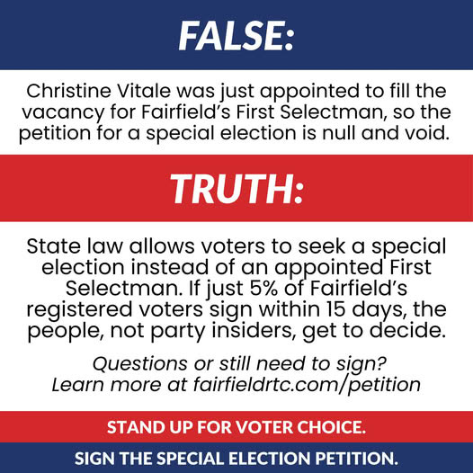 Special Election Petition | Fairfield RTC