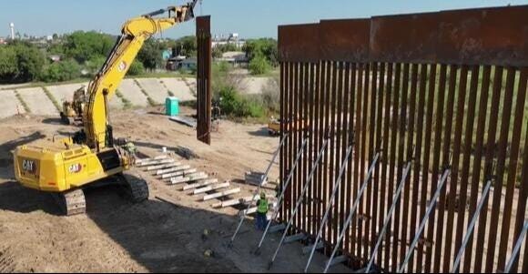 Border Wall construction in Texas Border Wall construction in Texas