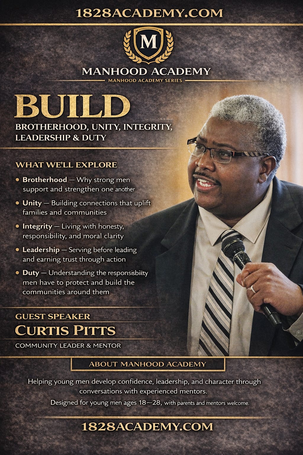 LIVE NOW w/ B.U.I.L.D. for Young Men!