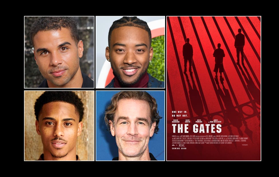 Mason Gooding, Algee Smith, Keith Powers, And James Van Der Beek Star In Lionsgate Thriller 'The Gates'